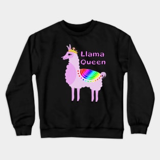 Llama Queen Crewneck Sweatshirt